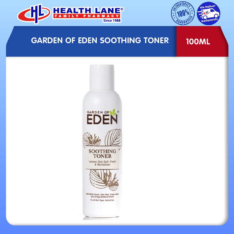 GARDEN OF EDEN SOOTHING TONER (100ML)